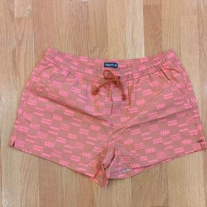 Toad&Co Women Boundless Pink Rust Red Geometric Short Boho Granola Outdoor Large